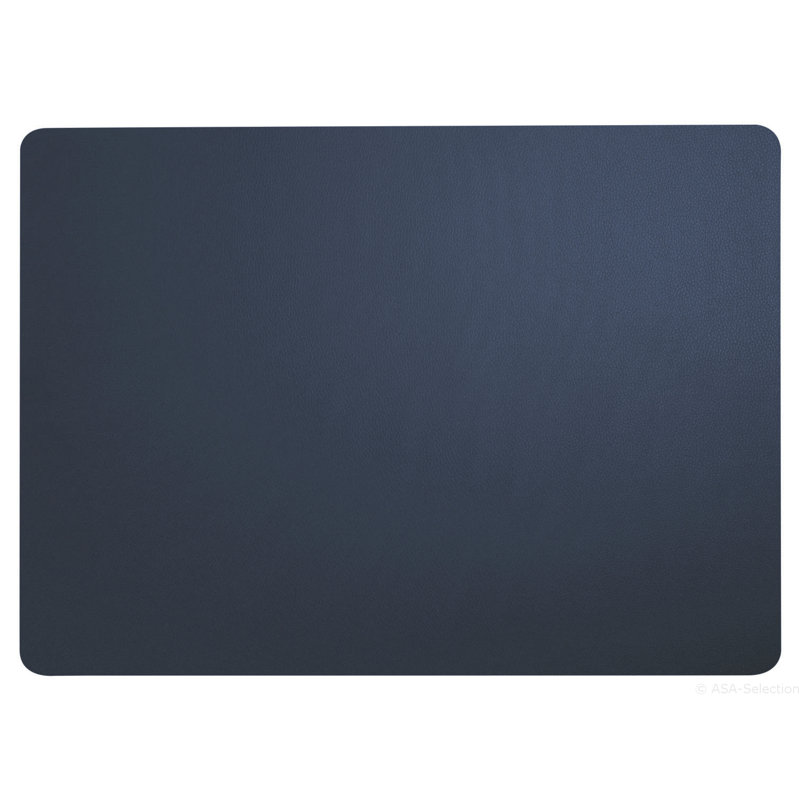 Ensemble de napperons en cuir 13 po, Marine