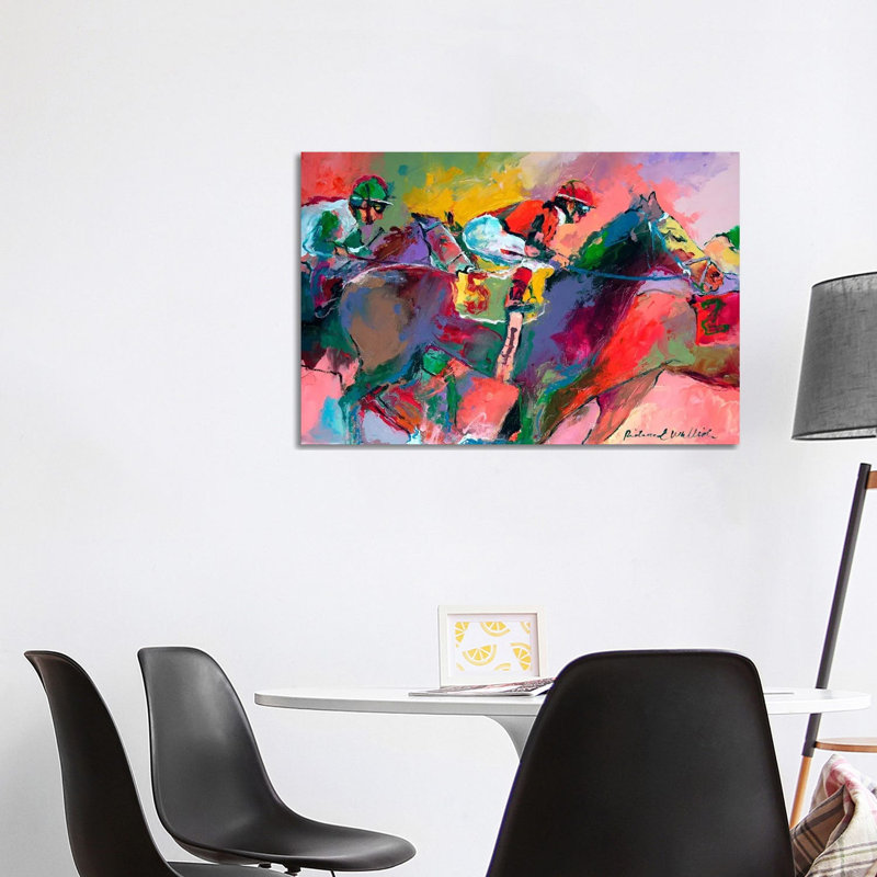 Race II by Richard Wallich - Wrapped Canvas Print, 101.6 cm H x 66.04 cm W x 1.91 cm D