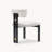 5 Piece Modern Dining Table Set, Faux Marble Dining Table and 4 Boucle Dining Chairs-402437273-402029050