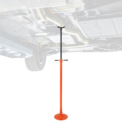  Under Hoist Support Stand 3/4 Ton, 52–76 in Adjustable Pole Jack w/Wheels, 1653 lbs Capacity, 2 pcs