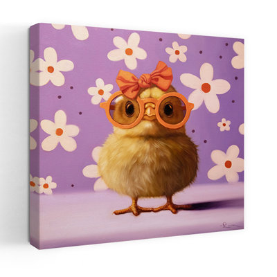 Bow Peep Contemporary Daisy Lavender Spring Urban Art