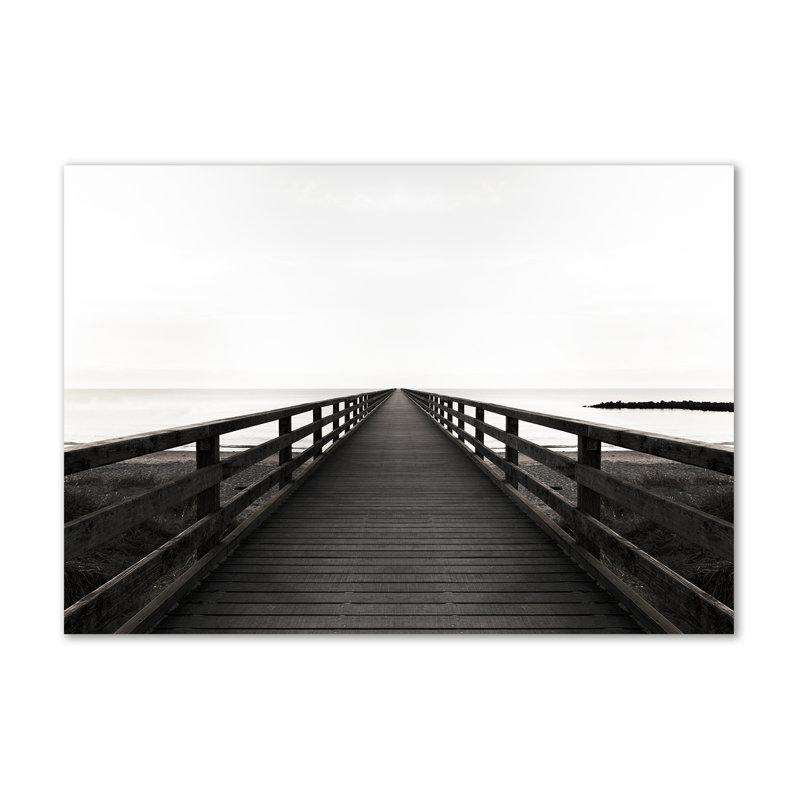 Wooden Pier - Wrapped Canvas Print