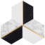 Decade Polished Marble And Brass Mosaic-1985278911