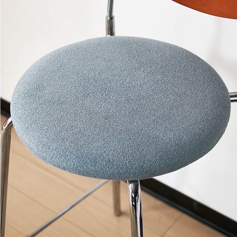Chaise d'appoint bleue à dossier bas (ensemble de 2), Blue, 39.37"