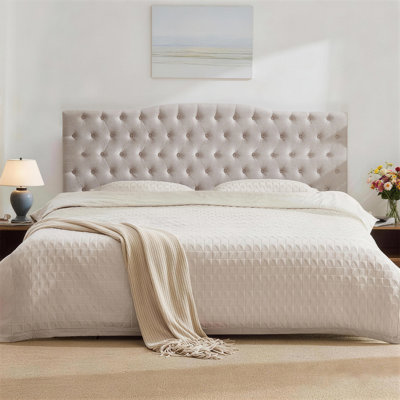 Aveigha Arched Upholstered Headboard