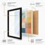 Colour Study Mid-Century - Framed Print-302424534-302424521