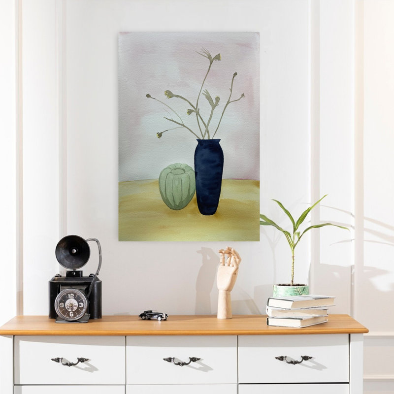 Art contemporain lilas contemporain, H 48 po x l 32 po