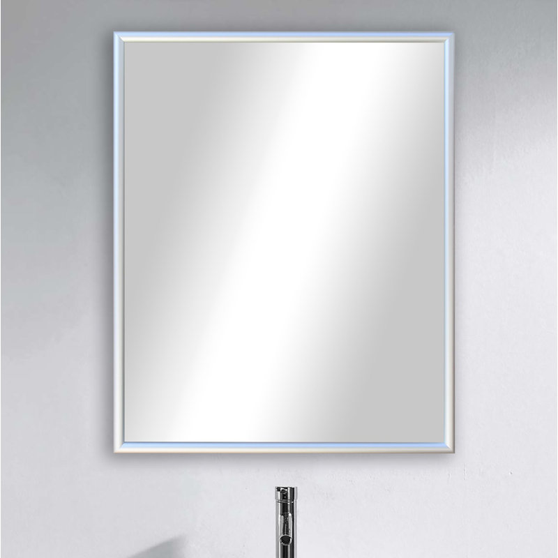 Derosier Metal Flat Wall Mirror, 26.75" H x 21.75" W