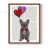 Cadre photo brun simple est en rupture de stock