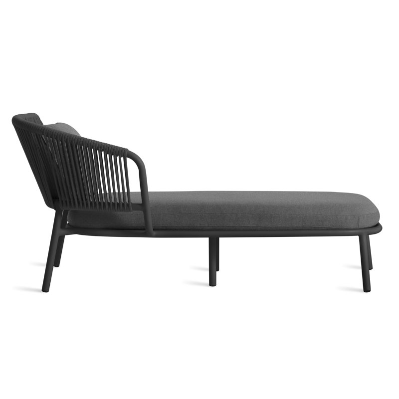 Mate Outdoor Chaise Lounge, Charcoal Sunbrella®