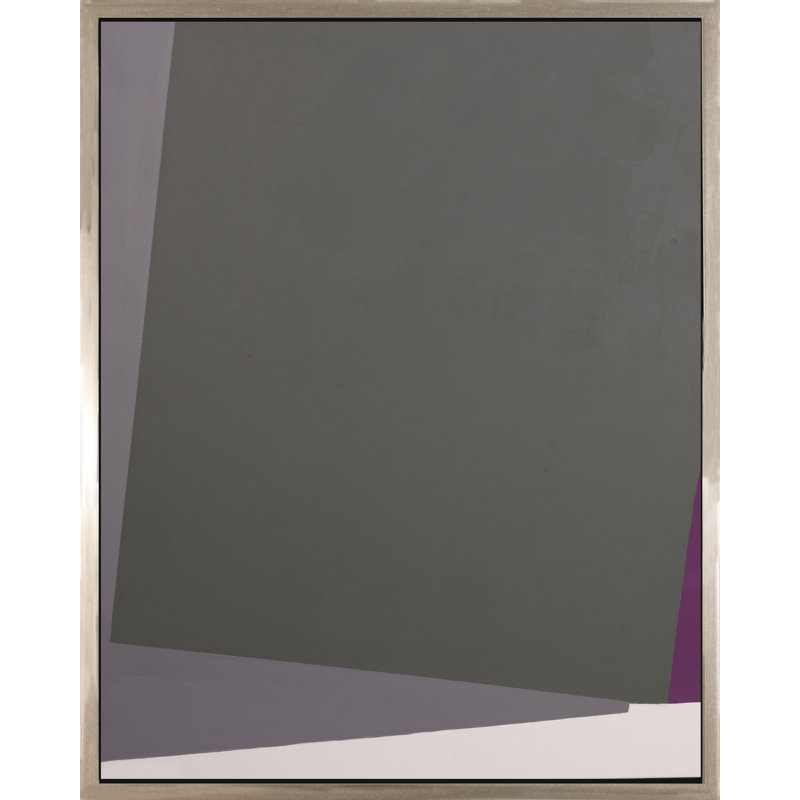Incliné - Peinture sur toile, H 60 po x l 48 po x P 2,25 po