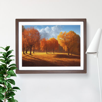 View of an Autumn Forest Vol.3 - Framed Print