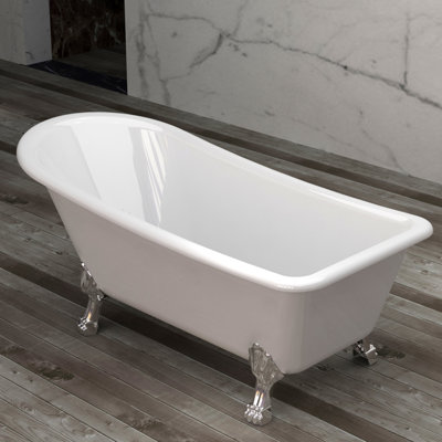 59.5'' x 28.875'' Soaking Acrylic Bathtub