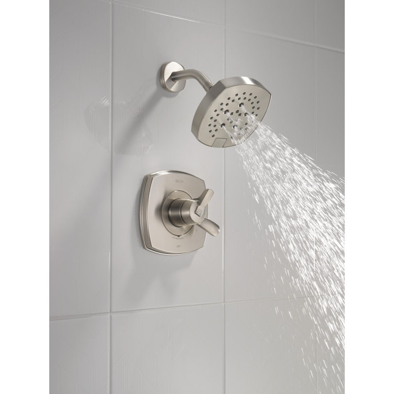 Stryke Shower Faucet Trim with H2Okinetic, Brushed Nickel