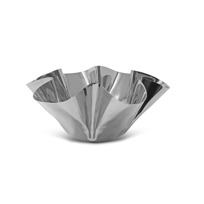 Bol de service williamijn, H 1 po x l 13,5 po x P 13,5 po, Argent