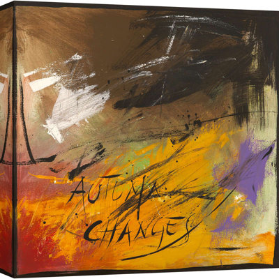 Autumn Changes - Wrapped Canvas Print
