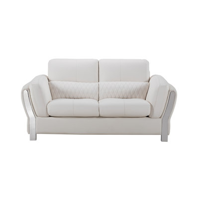 Henke 71'' Faux Leather Loveseat