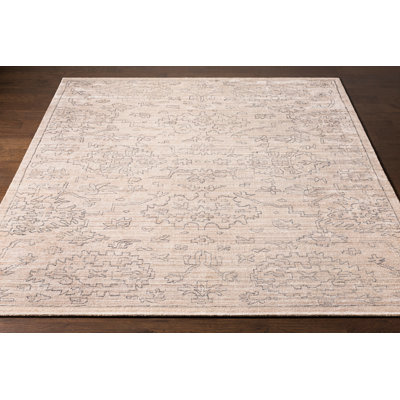 Malonne Viscose Damask Indoor Rug