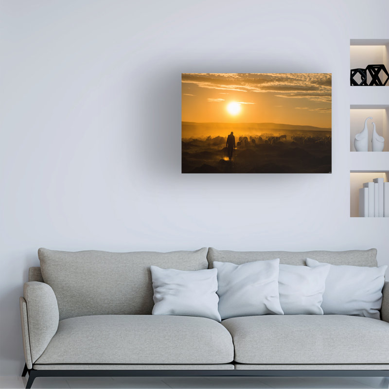 Art sur toile Yasarmetin Shepherd, H 16 po x l 24 po