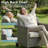 Arlene 7-9 Person Outdoor Courtyard Wicker Family Conversation Set Group With Swivel Chairs-883945355