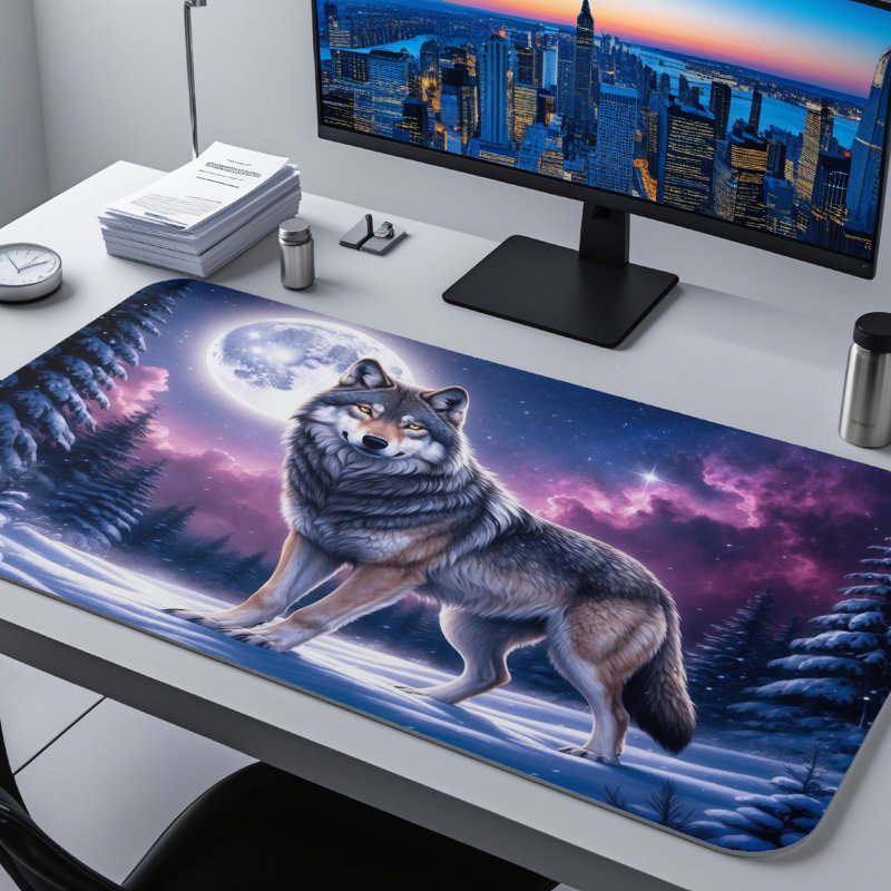 Polyester Desk Pad, 23.6x13.8