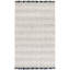 Tapis de couleur unie en coton tissé à la main Manhattan-111994556