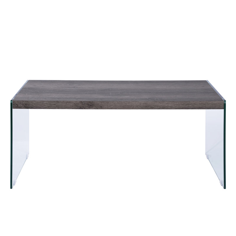 Nella Block Coffee Table, Brown
