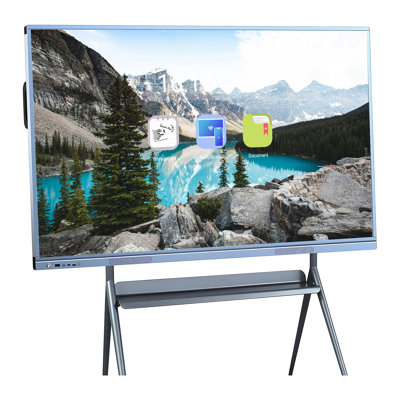 JYXCN Gros rabais! Smart Board 65 pouces tableau blanc interactif tout-en-un - écran tactile avec double système, le partage de nuage transforme l'apprentissage et le travail - pour la salle de classe, le bureau et les présentations