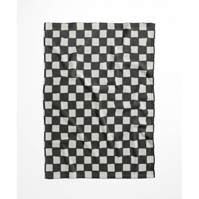 Checkered Velveteen Fleece Blanket