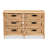 Dariana Modern Bohemian Rattan 6-Drawer Storage Cabinet