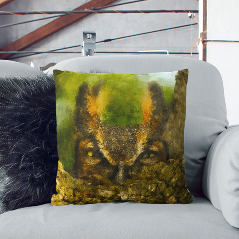 Square Cushion, 55cm H x 55cm W x 20cm D, Stone