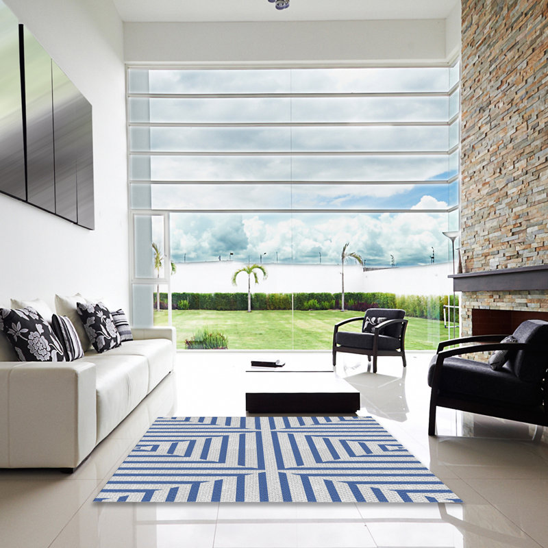 Tapis bleu Klahn, Carré 8 pi