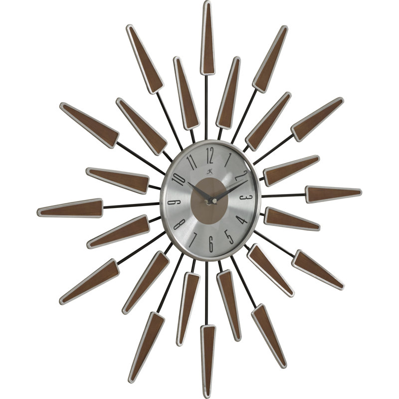 Horloge murale 23 pouces Midoyer / moderne Starburst