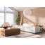Leia Geometric Hand Hooked Ivory/Brown Area Rug-362861350