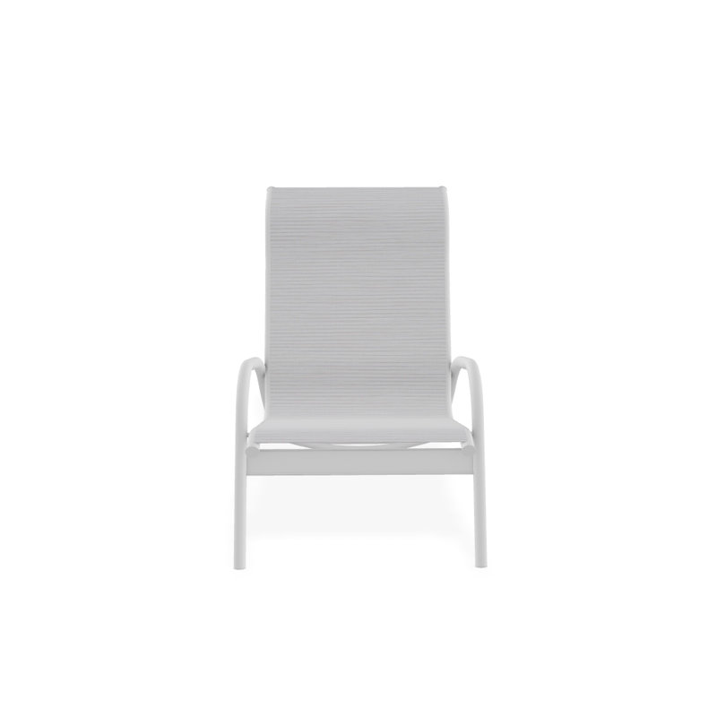 Beach Chair, Textured White, Abalone