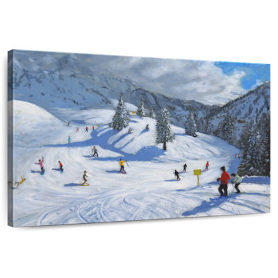 Sireci skiant à Kitzbuhel