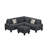 -piece upholstered sectional sofa with modular design, perfect for spacious living rooms-1728755731