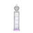 Billington Vertical Grandfather Clock with LED in Mirrored and Faux Diamonds
