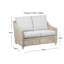 June 3 Piece Conservatory Sofa Set