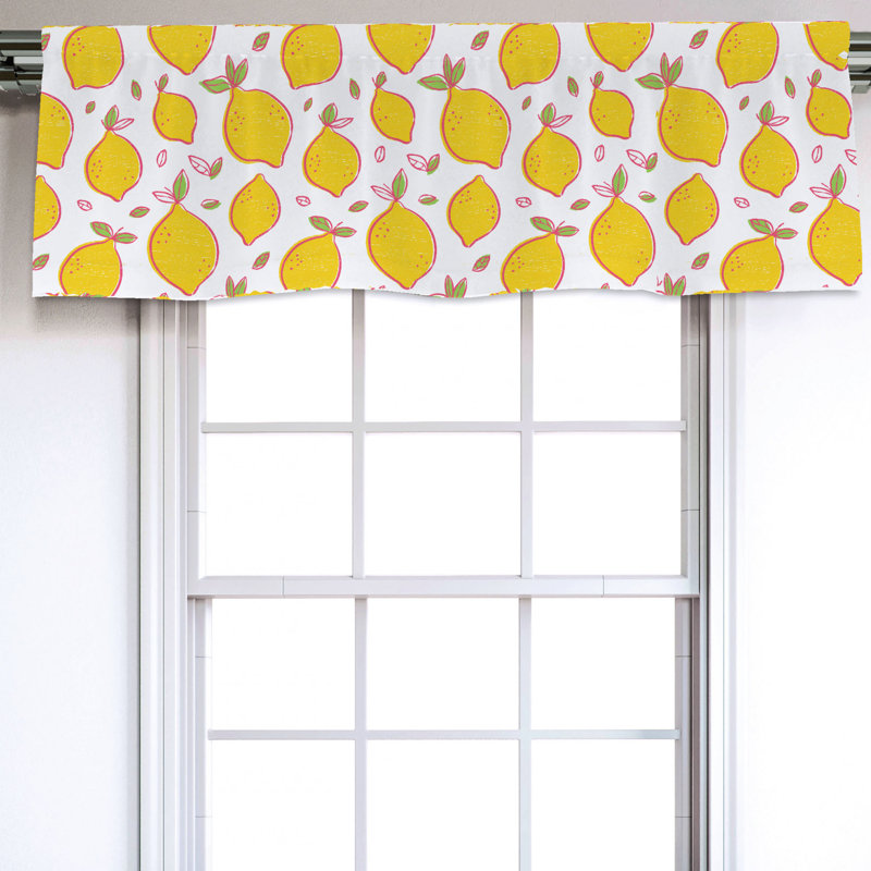 Sateen Ruffled Window Valance