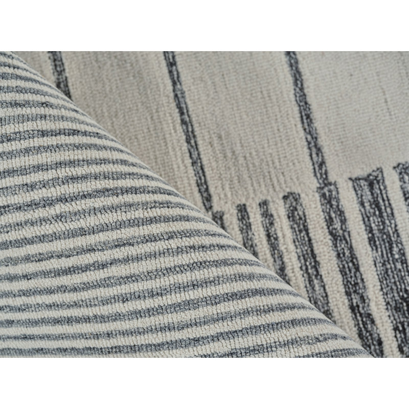 Castine Handmade Geometric Area Rug, Rectangle 14' x 18'