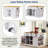 Braidon 53.15 " W Kitchen Cart-1859033582