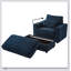 Fauteuil de style moderne avec repose-pieds de rangement mobile, ports USB, porte-gobelets, porte-téléphone et poches latérales pour le salon-2108694153