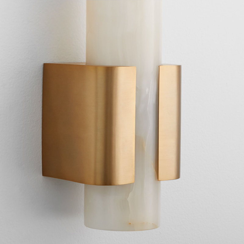 Nkiru 1LT CCT SCONCE - BK, Antique Brass