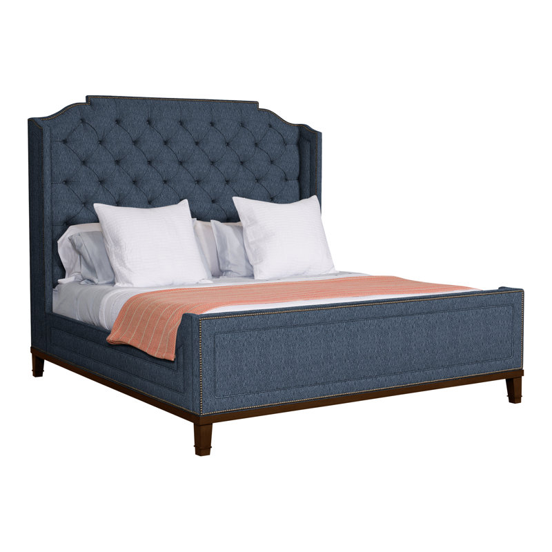 Michael Weiss Queen Glenwood Bed, Wrenn, Navada Blue, Yes
