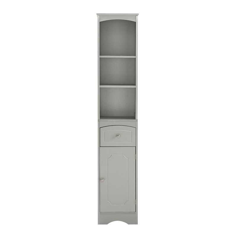 Grande armoire de salle de bain, Gris