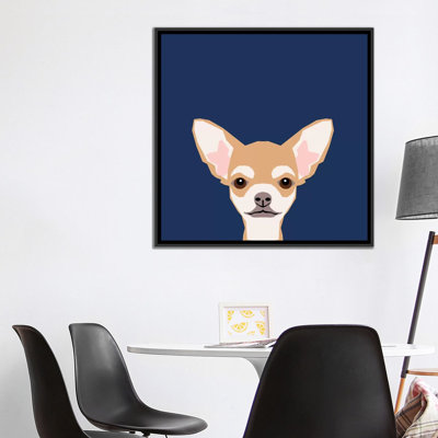 Chihuahua (poil court), impression sur toile tendue