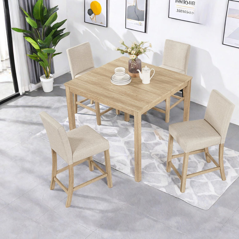 Ensembles de table de salle à manger compacts (doivent inclure la table et la chaise), cuisine moderne en bois