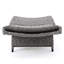 Chaise longue en osier crème-671661443
