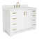 Freitas 48'' Solid Wood Single Bathroom Vanity with 1.5'' White Quartz Top, Rectangular Sink